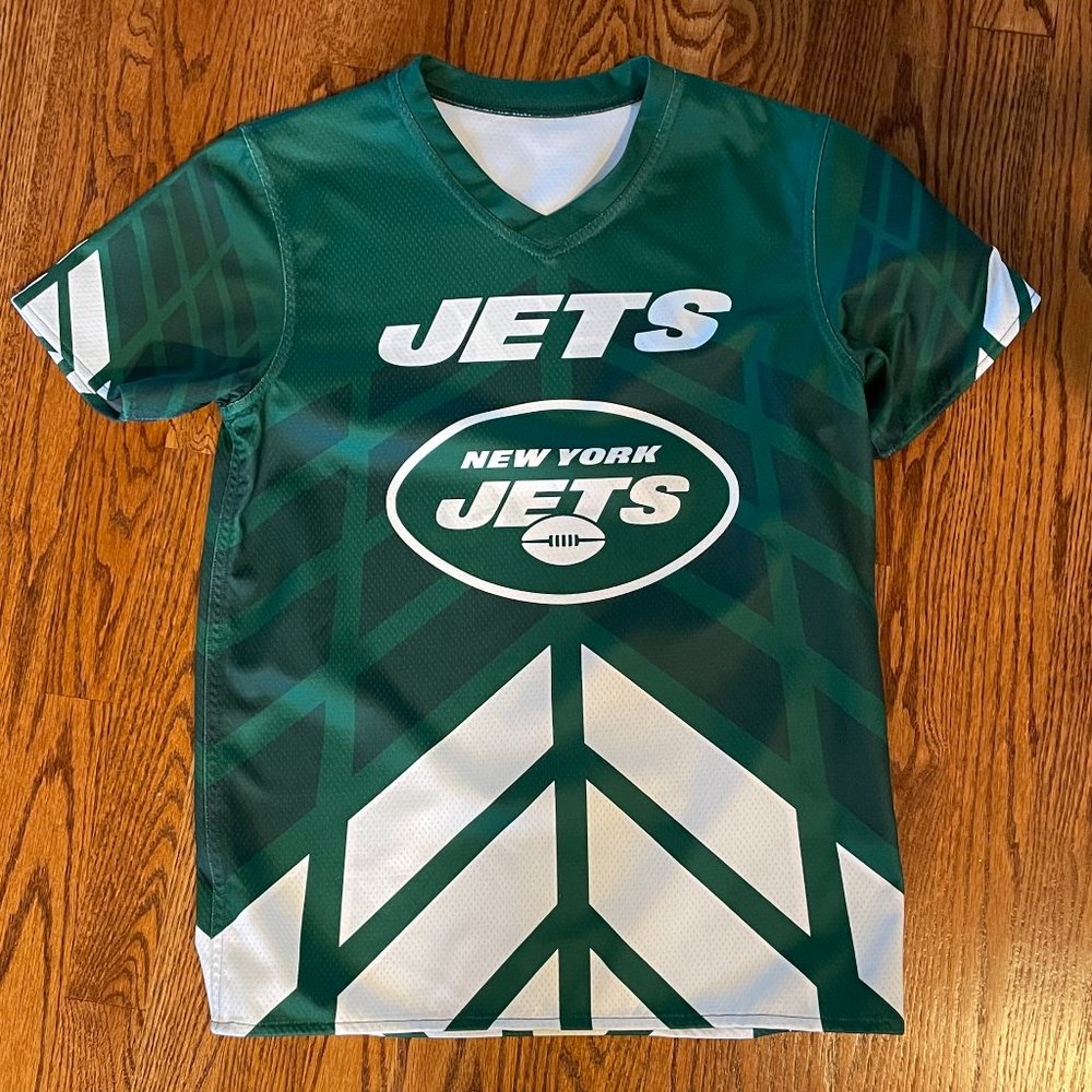 Jets Flag Football Jersey, Youth Large